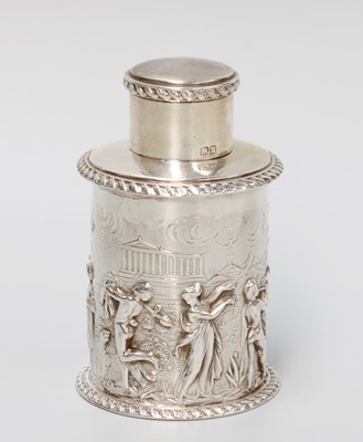 Lot 1114 - A Victorian Silver Tea-Caddy, by Thomas Hayes,...