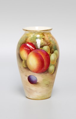Lot 9 - A Royal Worcester Porcelain Vase, 1939, by...