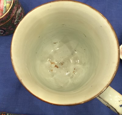 Lot 190 - A Chinese Porcelain Mug, Qianlong, of bell...