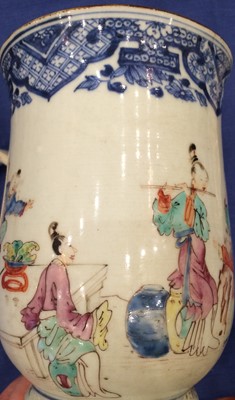 Lot 190 - A Chinese Porcelain Mug, Qianlong, of bell...