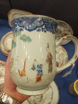 Lot 190 - A Chinese Porcelain Mug, Qianlong, of bell...