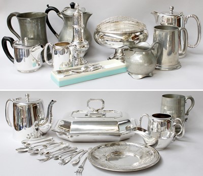 Lot 1065 - A Collection of Assorted Silver and Silver...