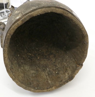 Lot 166 - A Yoruba Epa Helmet Mask, Nigeria, the base...