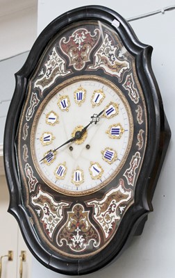 Lot 1376 - A French Striking Wall Clock, circa 1890, the...