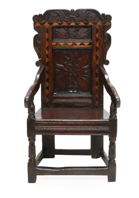 Lot 284 - A 17th Century Joined Oak and...