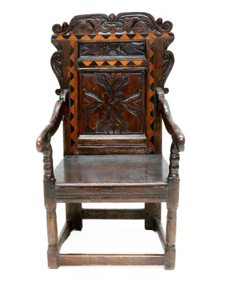 Lot 285 - A 17th Century Joined Oak and...