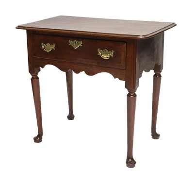 Lot 314 - A George II Walnut and Crossbanded Side Table,...