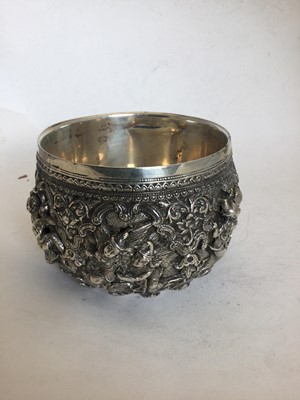 Lot 2049 - A Burmese Silver Offering Bowl