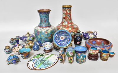 Lot 109 - A Quantity of Assorted Chinese Cloisonne,...