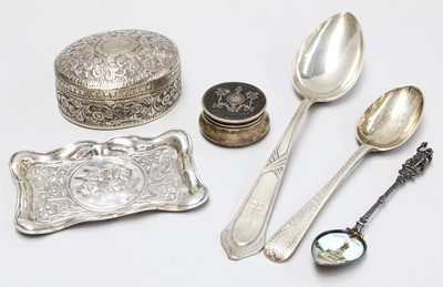 Lot 98 - A Collection of Assorted Silver, including a...