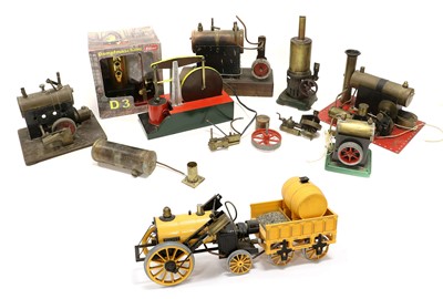 Lot 3387 - Various Live Steam Stationary Engines