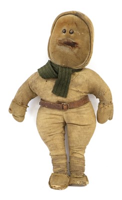 Lot 61 - A First World War Cloth Doll as "Old Bill" by...