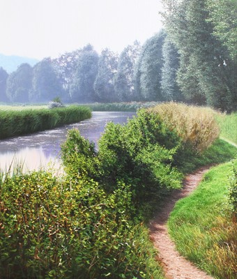 Lot 1211 - Michael James Smith (b.1976) River Chelmer...