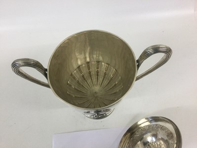 Lot 2087 - An Irish Victorian Silver Cup and Cover