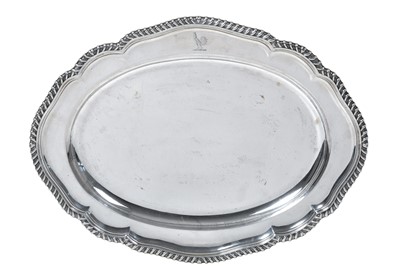 Lot 2015 - A George II Silver Meat-Dish