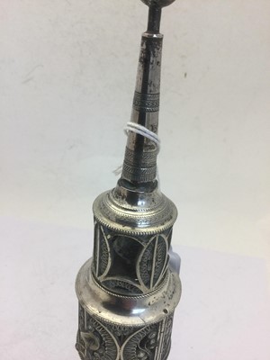 Lot 2056 - A Continental Silver Spice-Tower