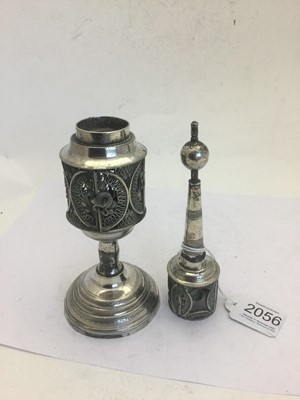Lot 2056 - A Continental Silver Spice-Tower