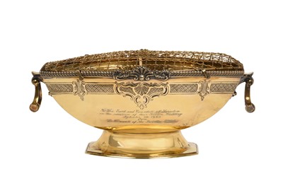 Lot 272 - An Elizabeth II Silver-Gilt Rose-Bowl