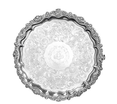 Lot 278 - A George IV Scottish Silver Salver