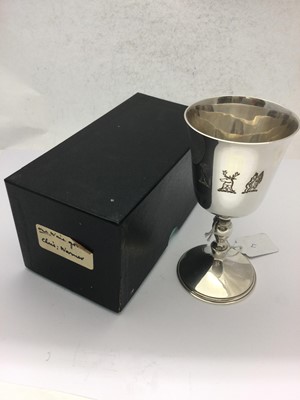 Lot 131 - A Pair of Elizabeth II Silver Goblets