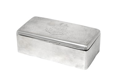 Lot 67 - A Victorian Silver Cigarette-Box