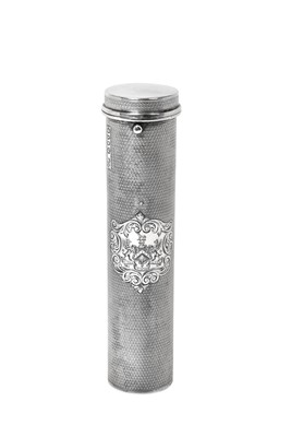 Lot 303 - A Victorian Silver Canister