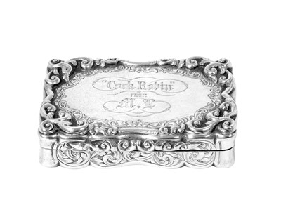 Lot 262 - A Victorian Silver Snuff-Box