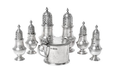 Lot 202 - A Collection of Assorted Victorian or Edward VII Silver Condiment-Items