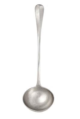 Lot 25 - An Edward VII Silver Soup-Ladle