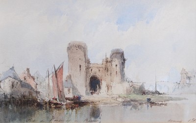 Lot 1144 - Paul Marny (1829-1914) A French Port Signed,...