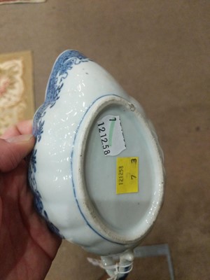 Lot 181 - ~ A Chinese Porcelain Double-Lipped Sauceboat,...