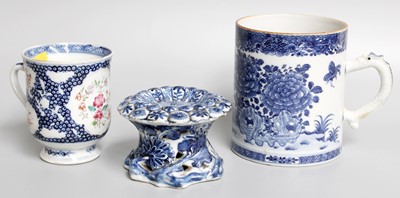 Lot 12 - A Chinese Porcelain Mug, 18th century, of...