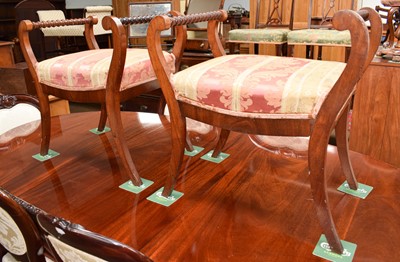 Lot 1464 - A Pair of Regency Style Mahogany Dressing...