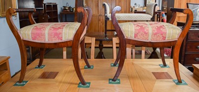 Lot 1467 - A Pair of Regency Style Mahogany Dressing...