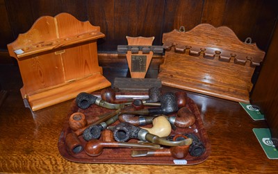 Lot 169 - A Quantity of Assorted Pipes, including Briar...