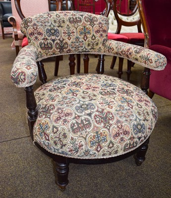 Lot 1436 - A Victorian Tub Chair