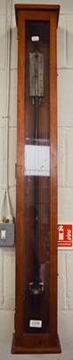 Lot 1316 - A Fortin Barometer, Single Vernier Dial Signed...