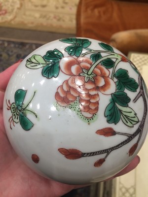 Lot 189 - A Chinese Porcelain Jar and Cover, Kangxi...