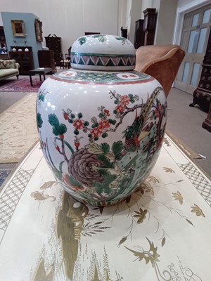 Lot 189 - A Chinese Porcelain Jar and Cover, Kangxi...
