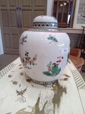 Lot 189 - A Chinese Porcelain Jar and Cover, Kangxi...