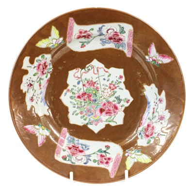 Lot 182 - Three Chinese Porcelain Plates, Qianlong, each...