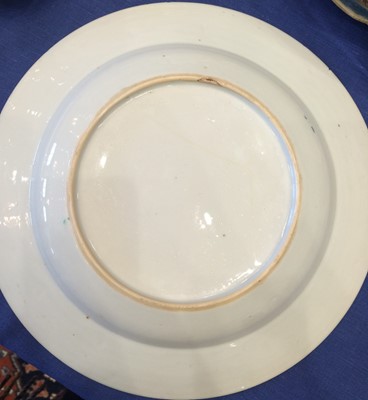 Lot 182 - Three Chinese Porcelain Plates, Qianlong, each...