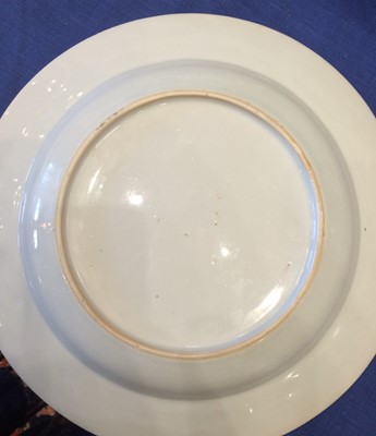 Lot 182 - Three Chinese Porcelain Plates, Qianlong, each...