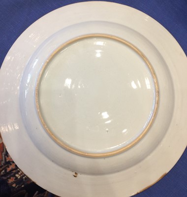 Lot 182 - Three Chinese Porcelain Plates, Qianlong, each...