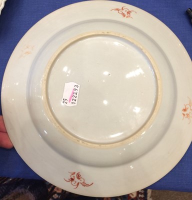 Lot 182 - Three Chinese Porcelain Plates, Qianlong, each...