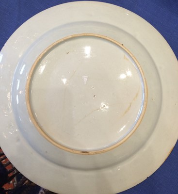 Lot 182 - Three Chinese Porcelain Plates, Qianlong, each...