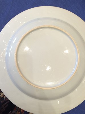 Lot 182 - Three Chinese Porcelain Plates, Qianlong, each...