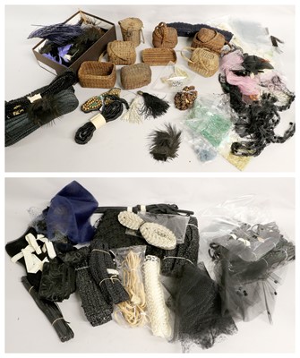 Lot 2218 - Early 20th Century Millinery Accesories...
