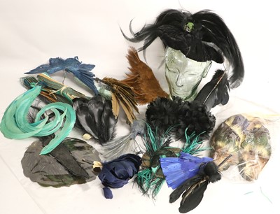 Lot 2230 - Early 20th Century Millinery Feathers and...