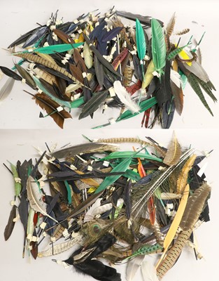 Lot 2220 - A Large Quantity of Assorted Coloured Feathers...